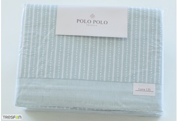J.Sábana Invierno 100% Algodón Franela POLO POLO Roble verde