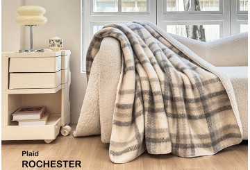 Manta Plaid 130x170 Reverso Sherpa DOLZ Rochester