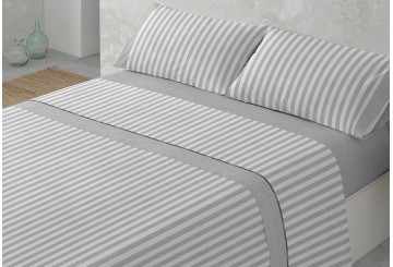 J.Sábana Estampada 30/27 PADUANA Sauce gris