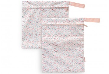 Set 2 Bolsas Impermeables Ropa INTERBABY Flores Petalos