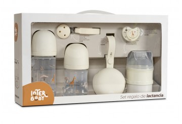 Set Regalo 6 piezas Lactancia INTERBABY Savanna Jirafa