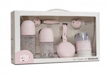 Set Regalo 6 piezas Lactancia INTERBABY Flores Petalos