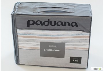 Sábana Coralina 180gr Estampada PADUANA Siberia gris
