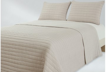 Colcha Bouti Bordada CLARA VIDAL Silken natural