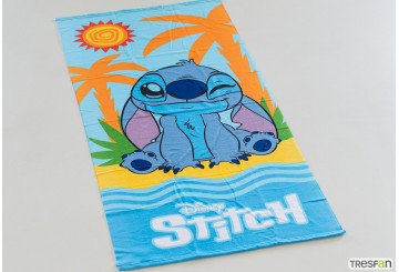 Toalla Playa Microfibra 70x140 Licencia Lilo & Stitch 159ST