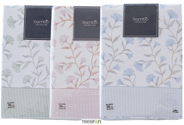 J.Sábana 30/27 Estampada BAMBÙ Tessa Verde-Nude-Azul