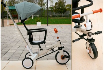 Triciclo Infantil 5 en 1 Multifuncional INTERBABY Norby beige