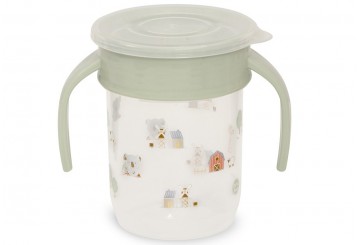 Vaso 240ml Antigoteo Aprendizaje 360º INTERBABY Granja Koala