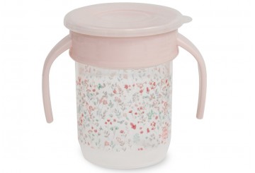 Vaso 240ml Antigoteo Aprendizaje 360º INTERBABY Flores Petalos