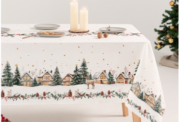 Mantel Antimanchas Estampado GAMUSI Algodón Navidad Winset
